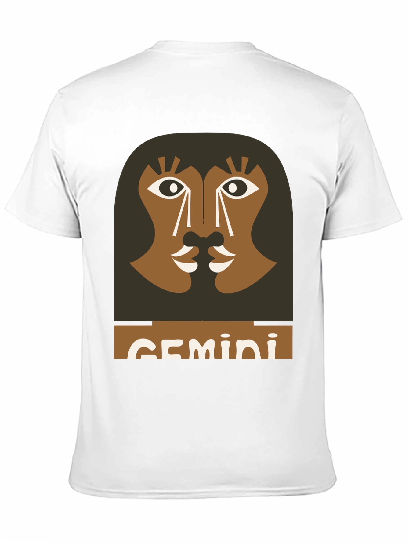 Gemini Zodiac Graphic Tee - Black