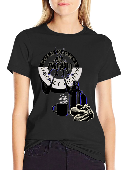Cold Nights & Hockey Fights T-Shirt
