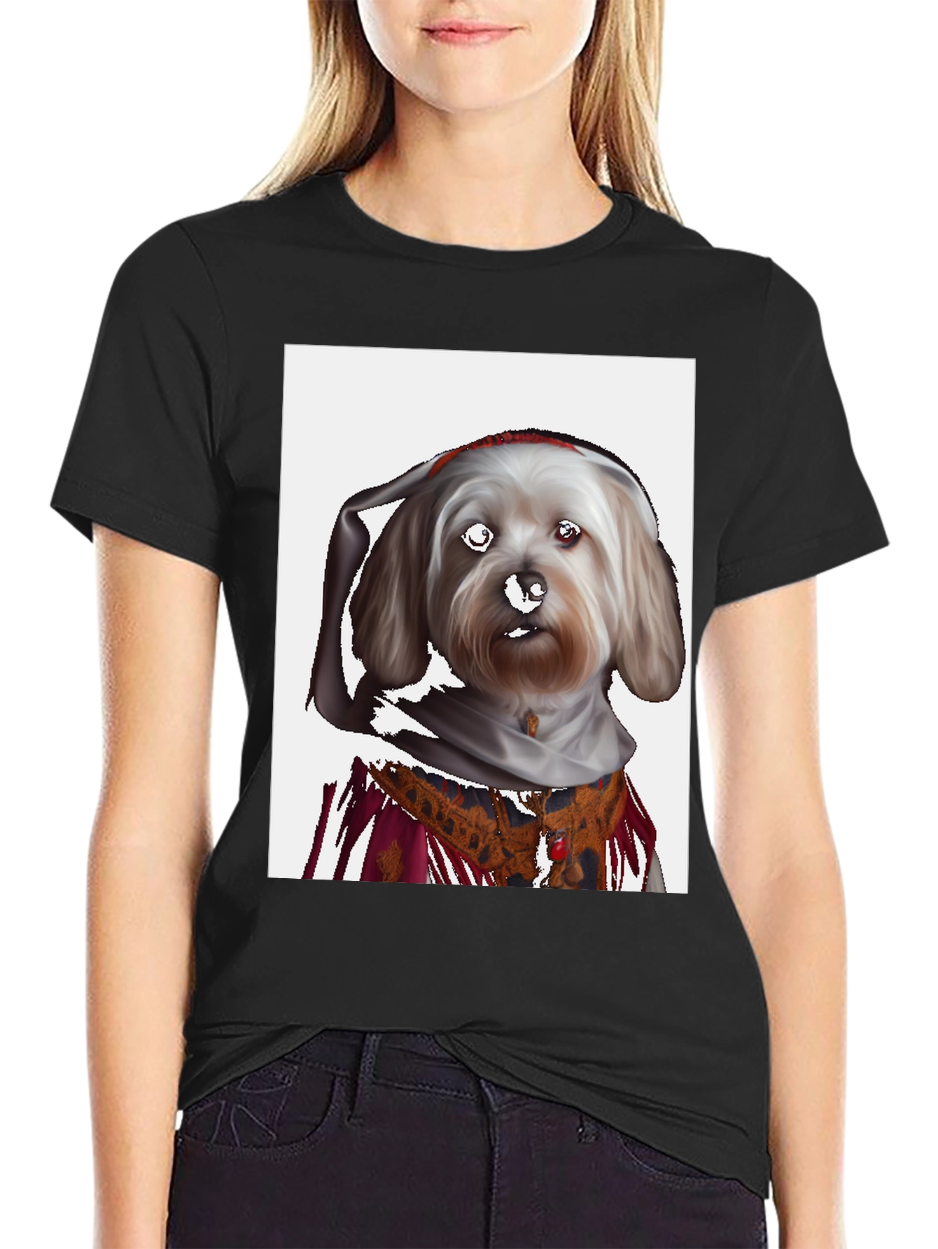 Dog Art T-Shirt - Funny Pet Portrait Tee