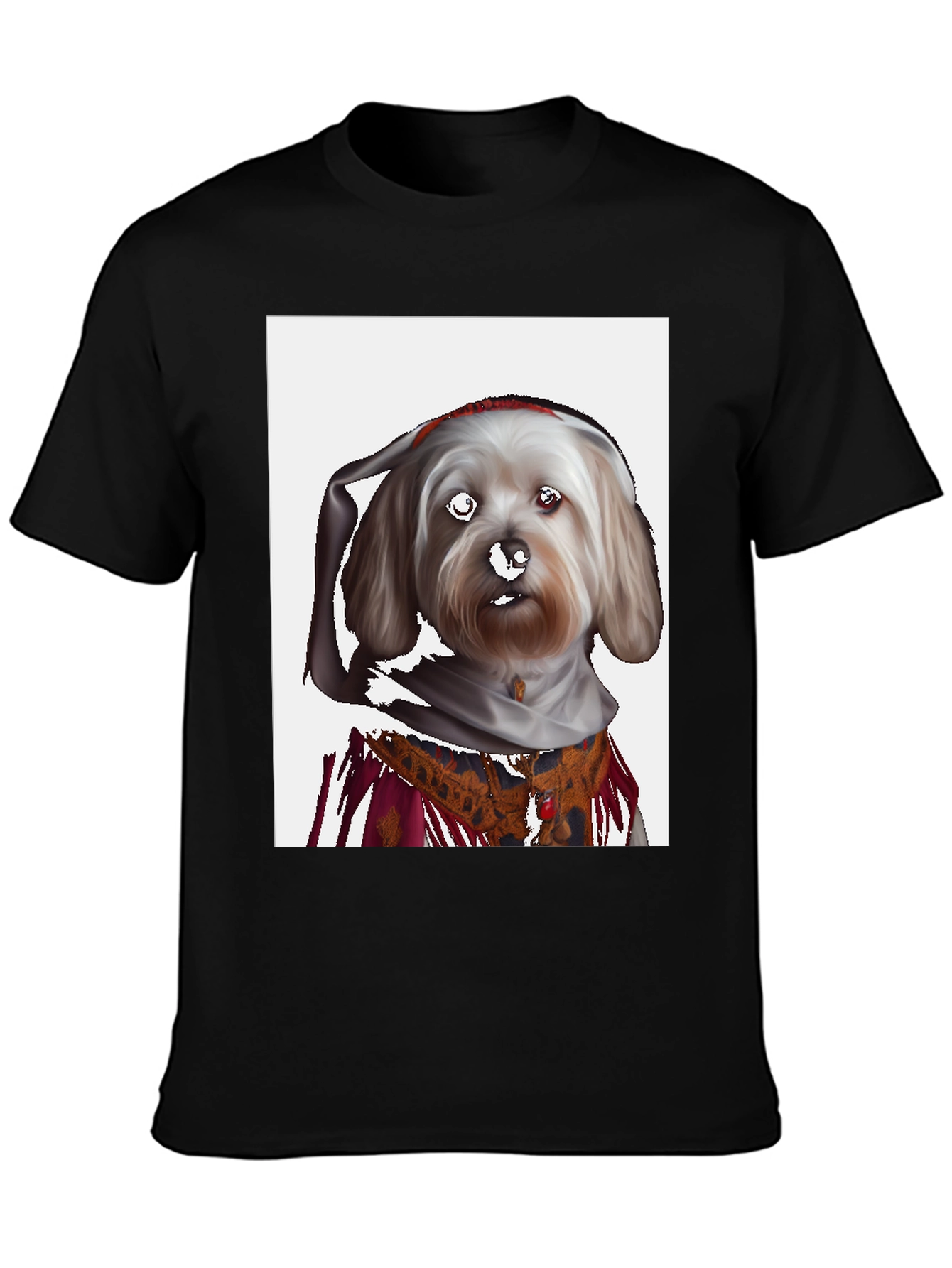 Dog Art T-Shirt - Funny Pet Portrait Tee