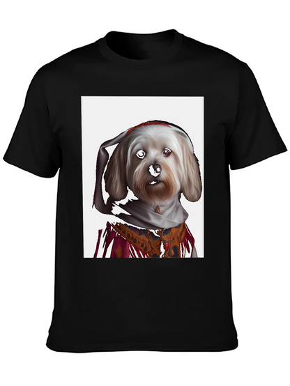 Dog Art T-Shirt - Funny Pet Portrait Tee