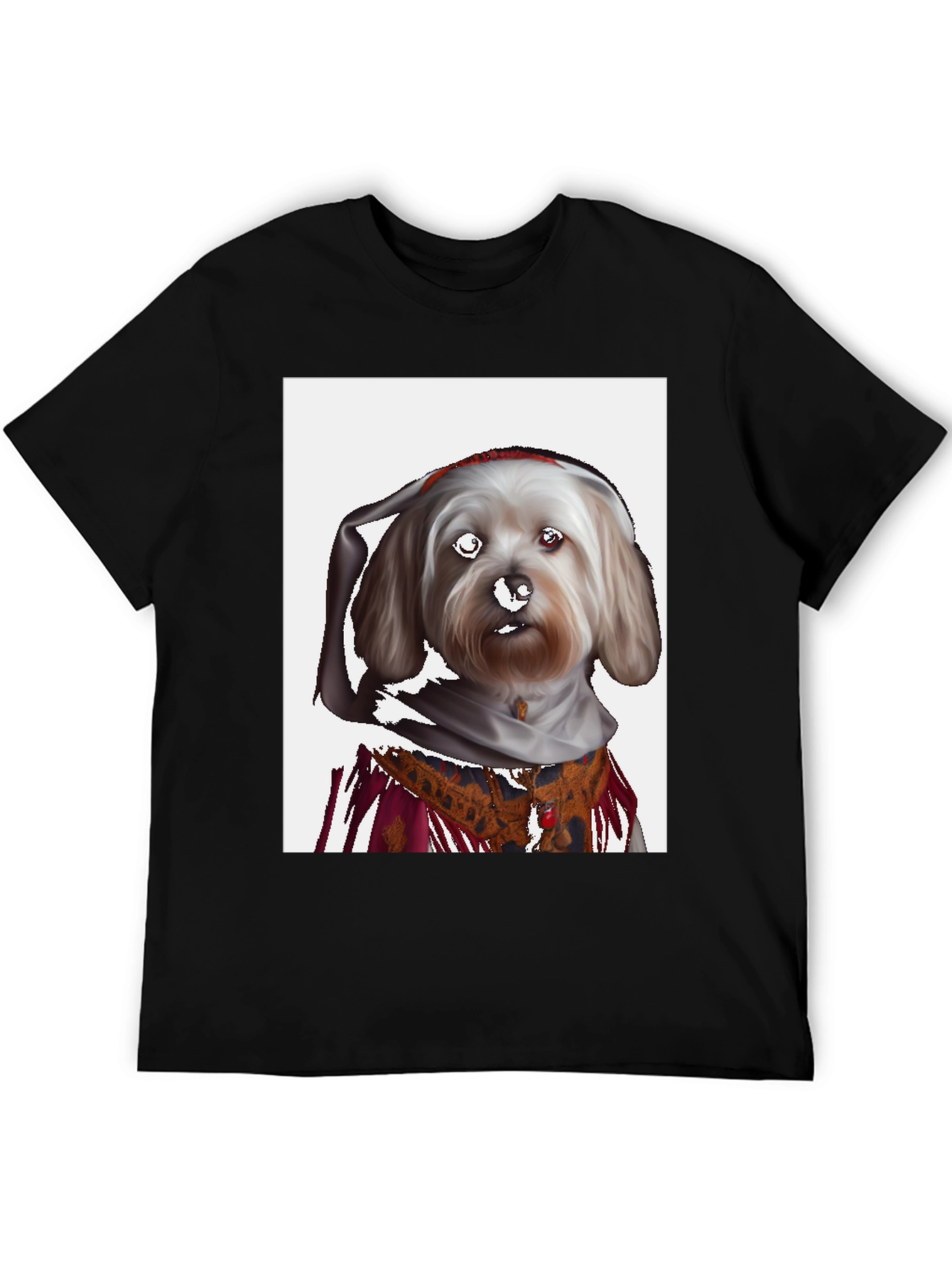 Dog Art T-Shirt - Funny Pet Portrait Tee