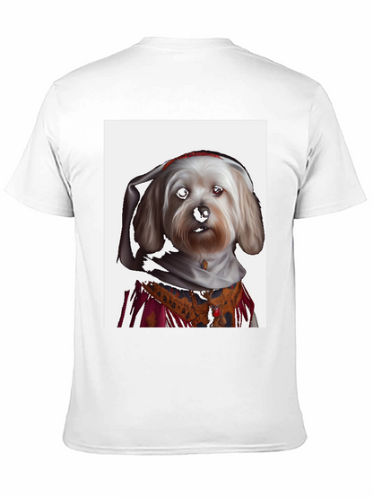 Dog Art T-Shirt - Funny Pet Portrait Tee