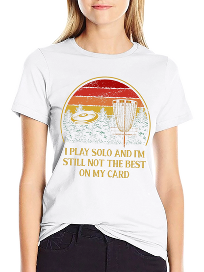 Solo Disc Golf T-Shirt - Funny Disc Golf Apparel