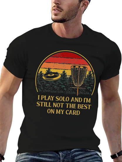 Solo Disc Golf T-Shirt - Funny Disc Golf Apparel