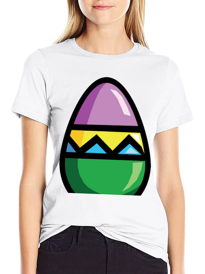 Easter Egg Graphic Tee - Fun Holiday Apparel