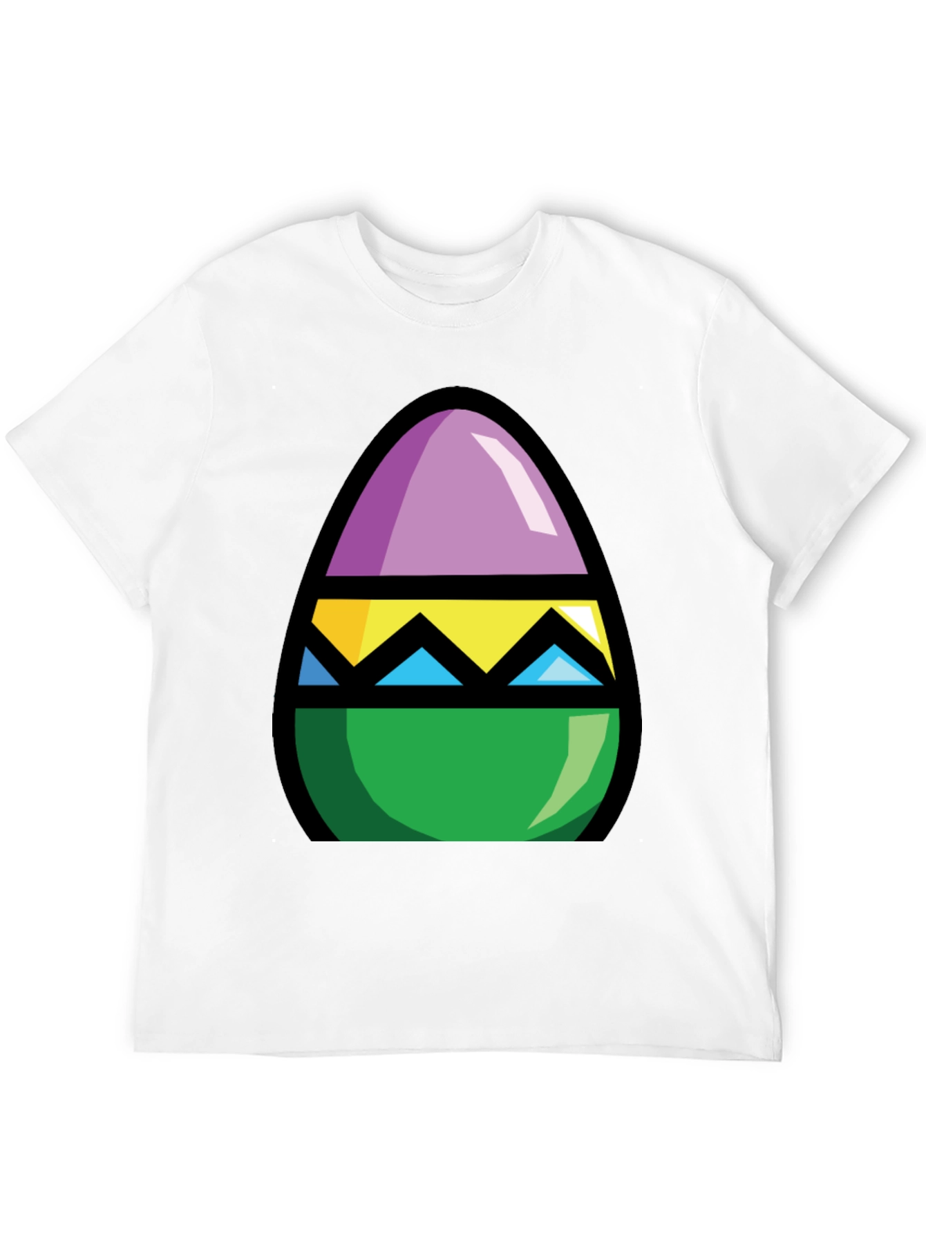 Easter Egg Graphic Tee - Fun Holiday Apparel