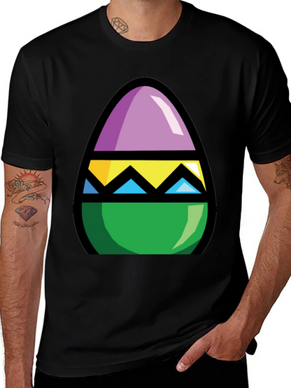 Easter Egg Graphic Tee - Fun Holiday Apparel
