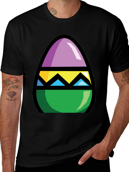 Easter Egg Graphic Tee - Fun Holiday Apparel