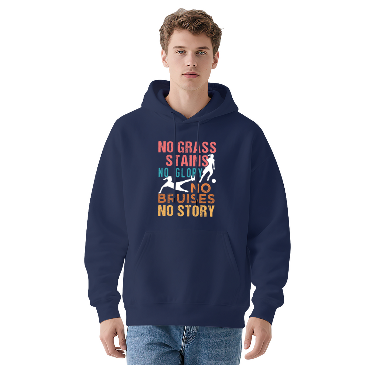 Soccer Stains & Glory No Bruises Hoodie