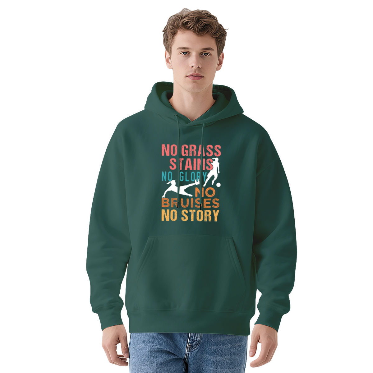 Soccer Stains & Glory No Bruises Hoodie