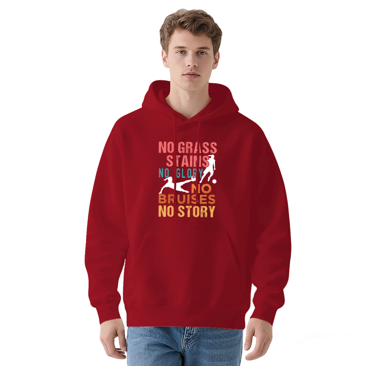 Soccer Stains & Glory No Bruises Hoodie