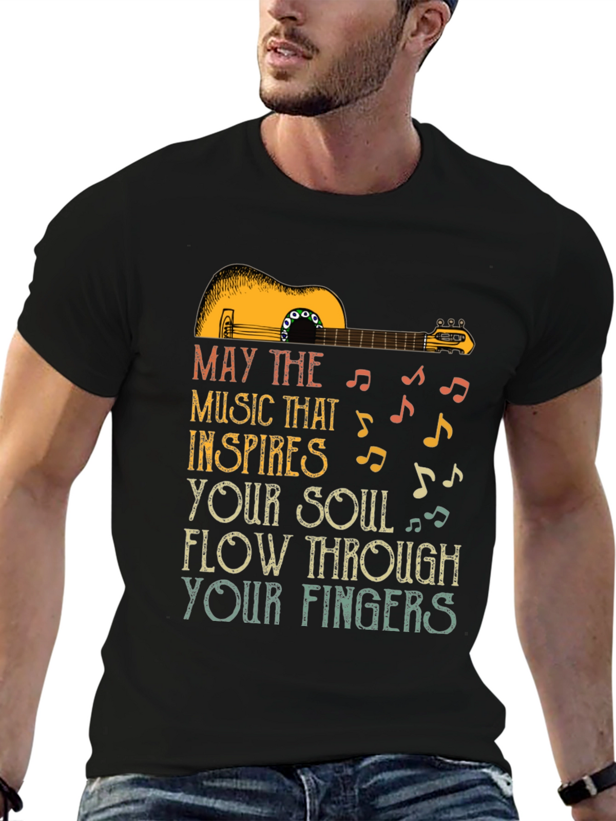 Music Inspiration Graphic Tee - Soulful Design