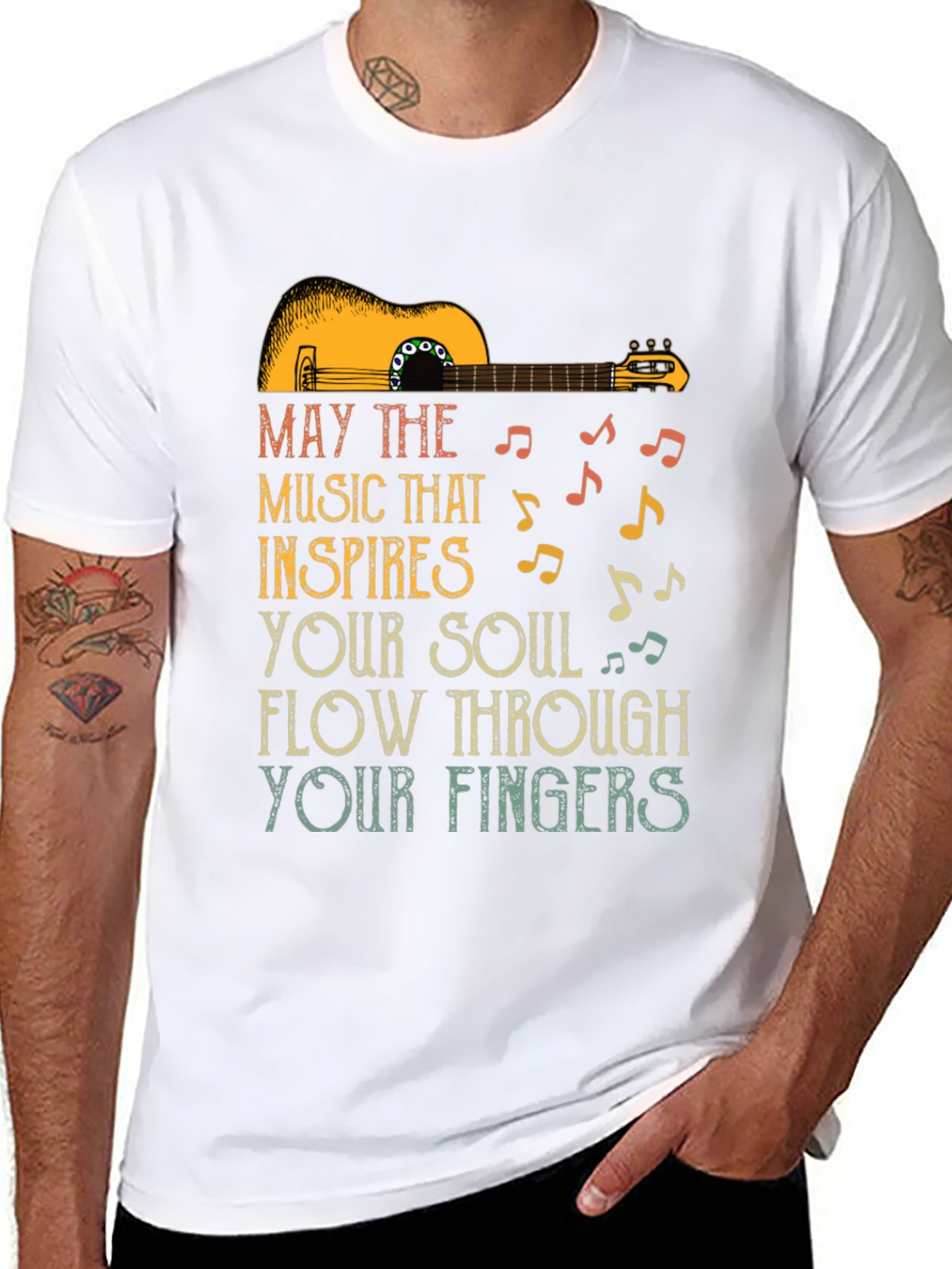 Music Inspiration Graphic Tee - Soulful Design