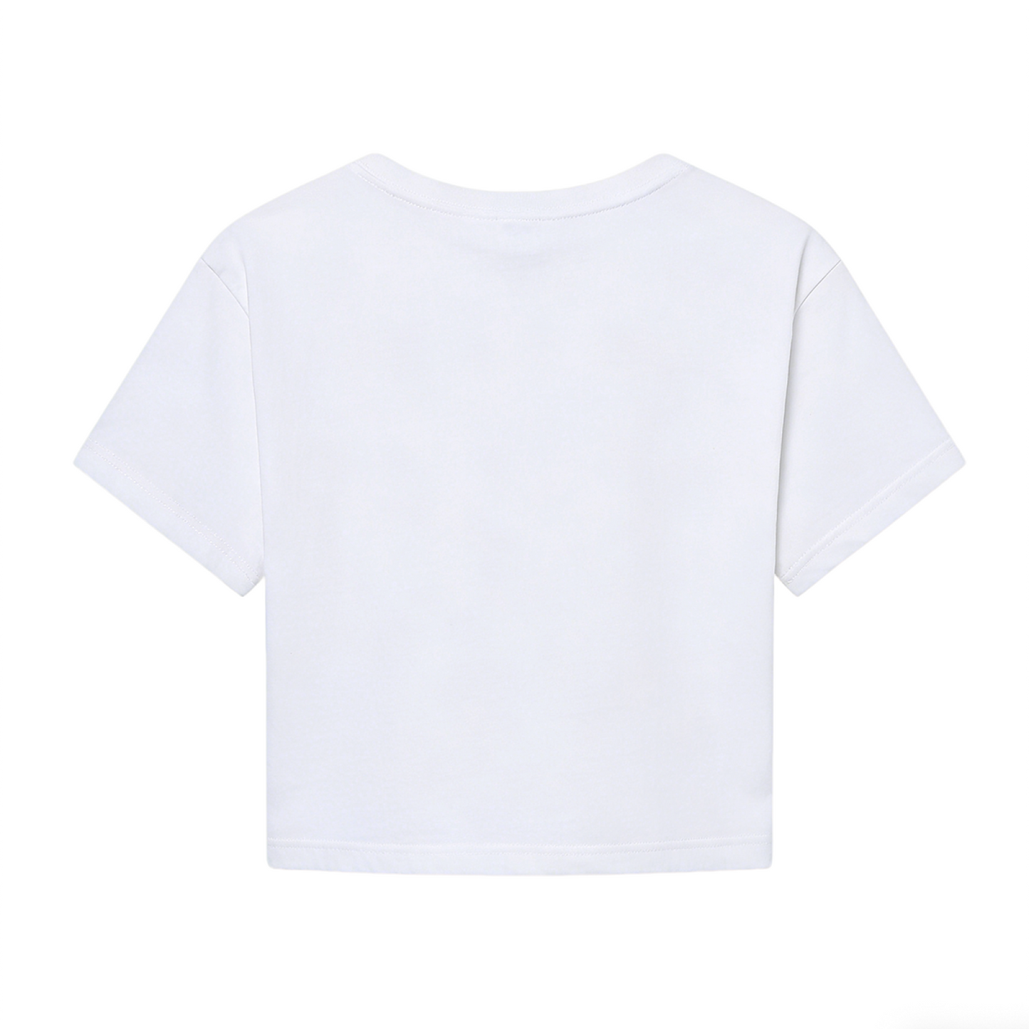Just A Girl Who Loves Christmas Cozy Crop Tee