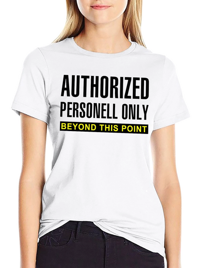 Authorized Personnel Only Graphic Tee