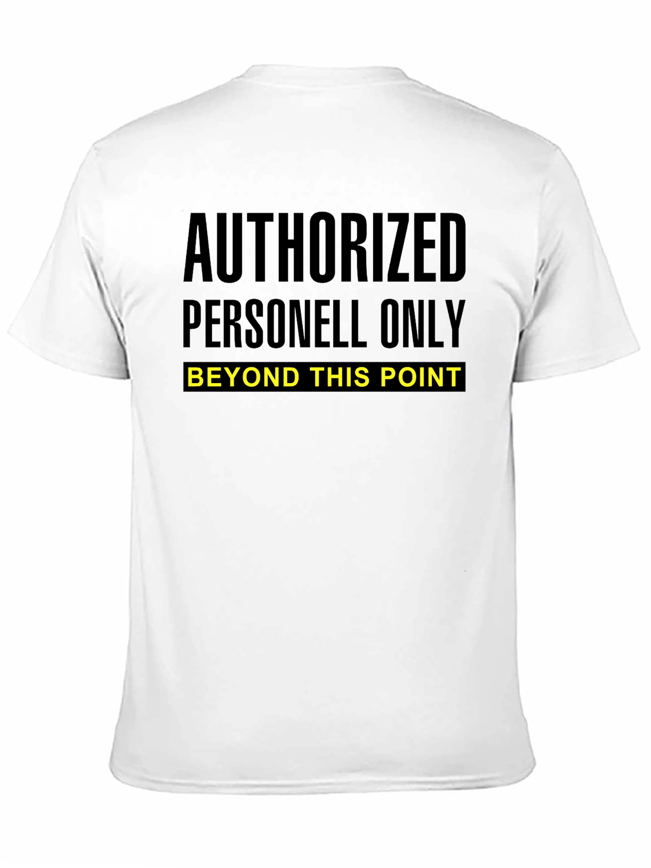 Authorized Personnel Only Graphic Tee