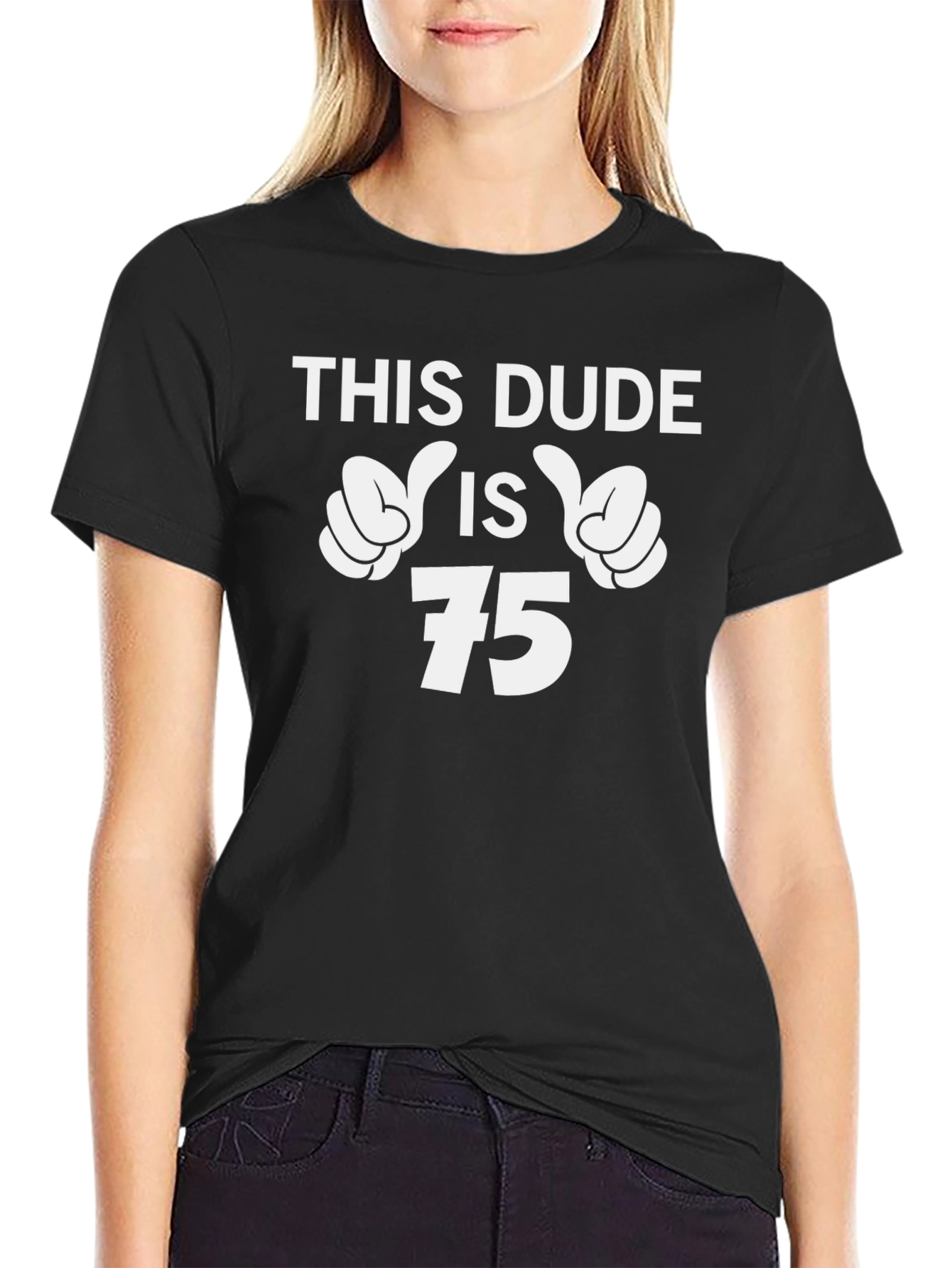 This Dude is 75 T-Shirt Birthday Gift