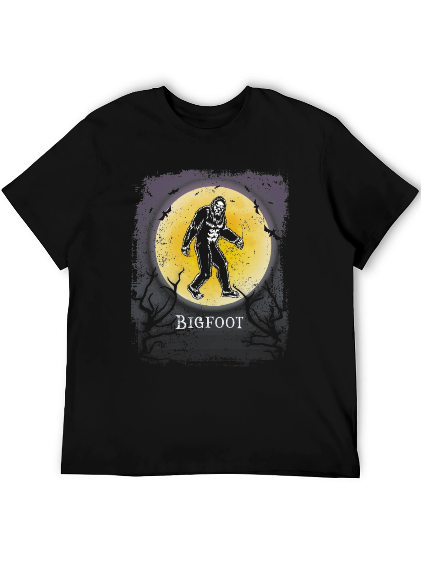 Bigfoot Moon Graphic T-Shirt