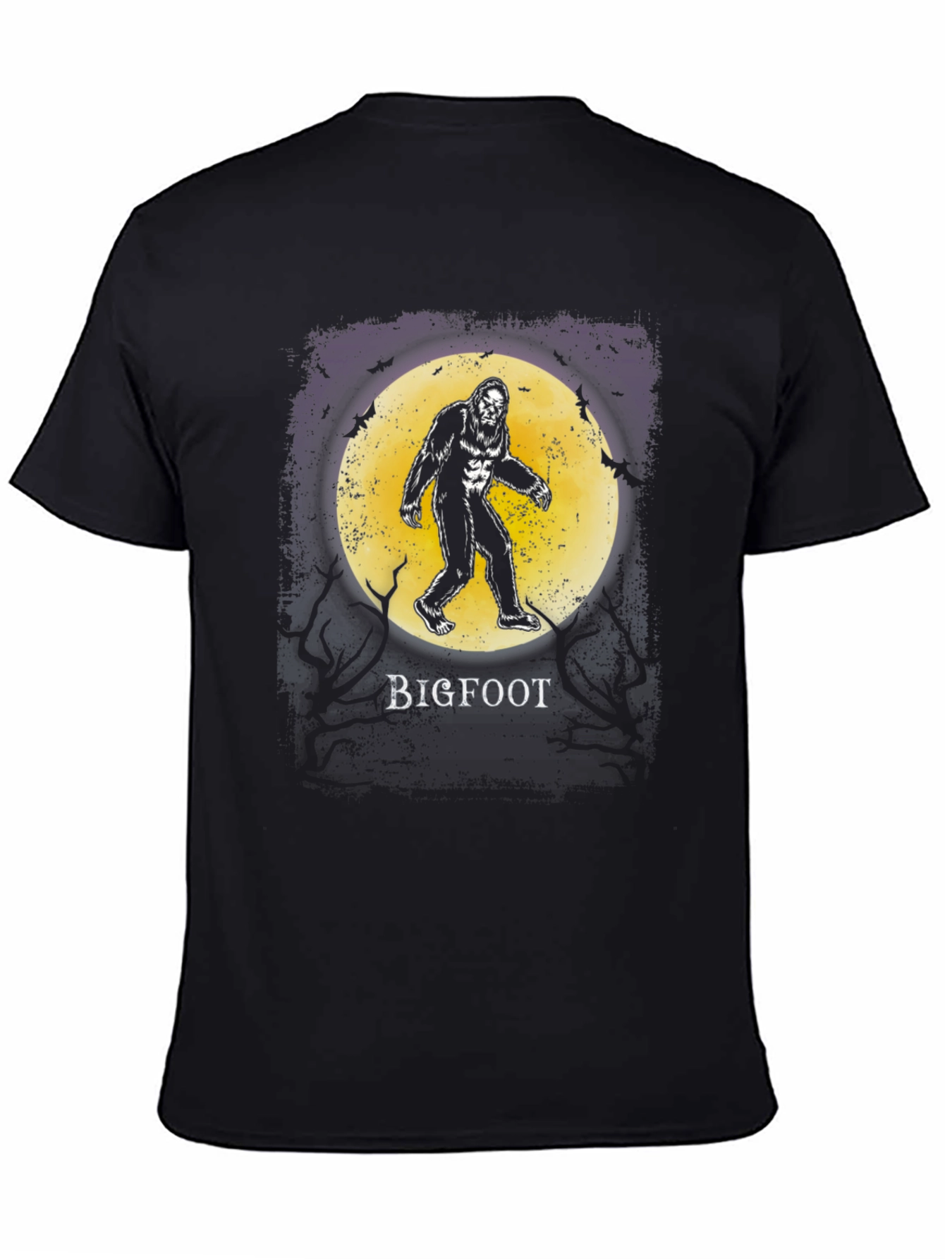 Bigfoot Moon Graphic T-Shirt