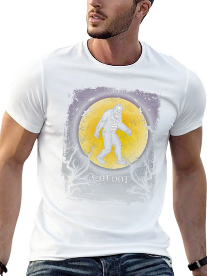 Bigfoot Moon Graphic T-Shirt