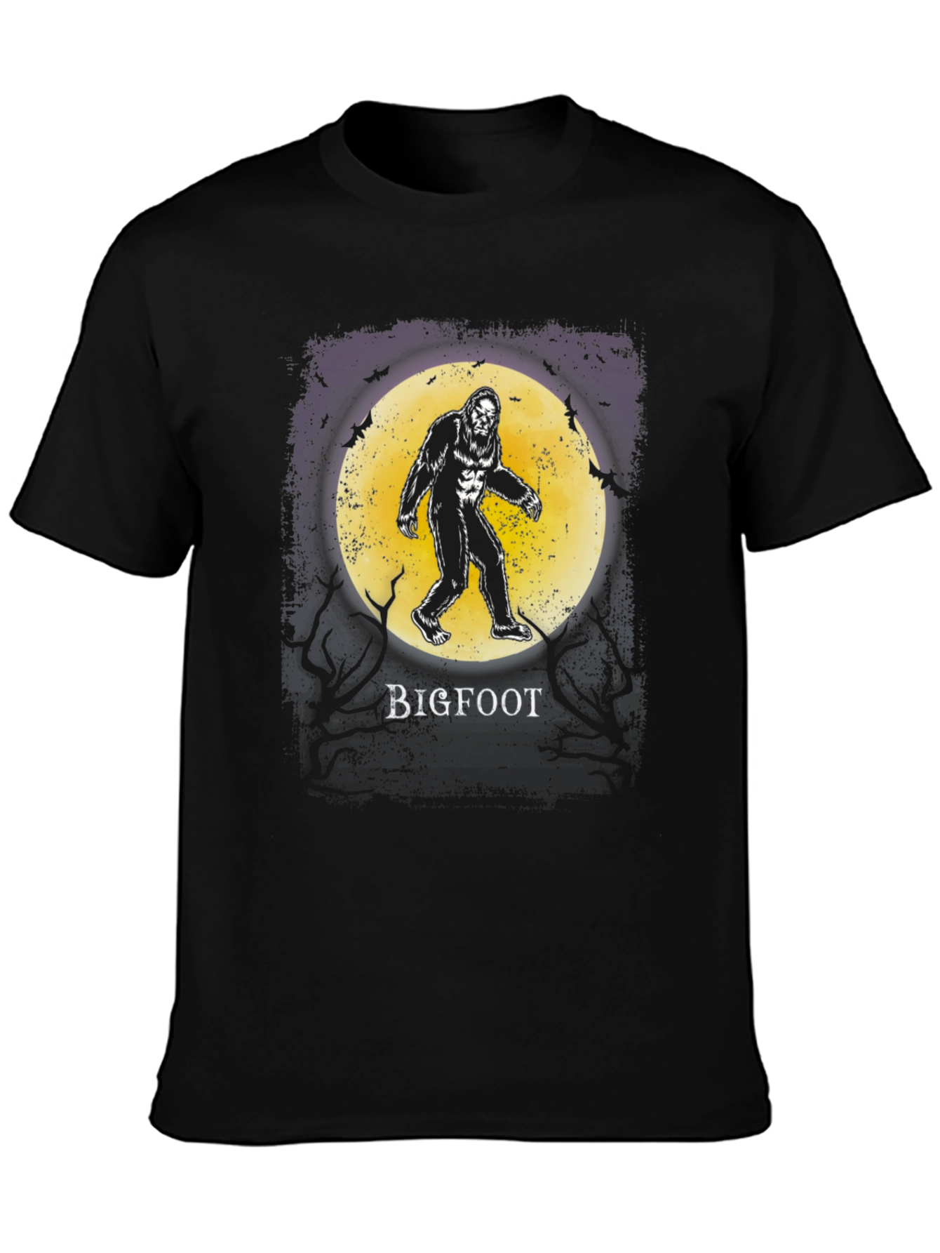 Bigfoot Moon Graphic T-Shirt