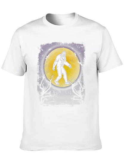 Bigfoot Moon Graphic T-Shirt