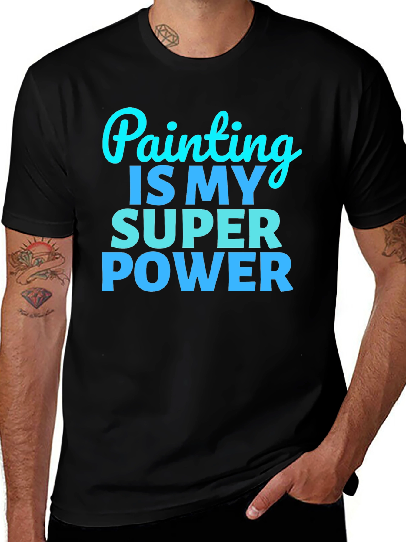 Painting is My Superpower Graphic Tee