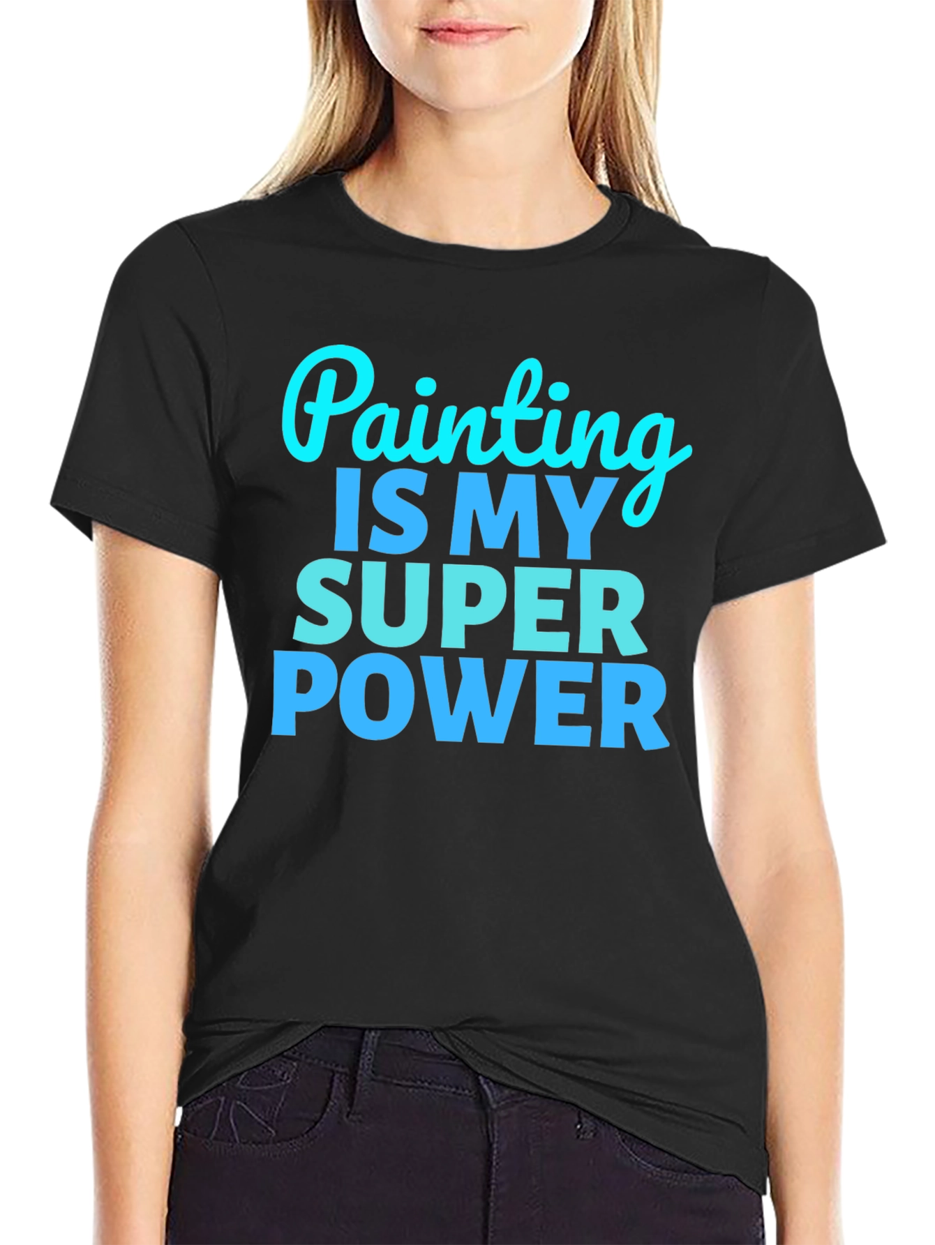 Painting is My Superpower Graphic Tee