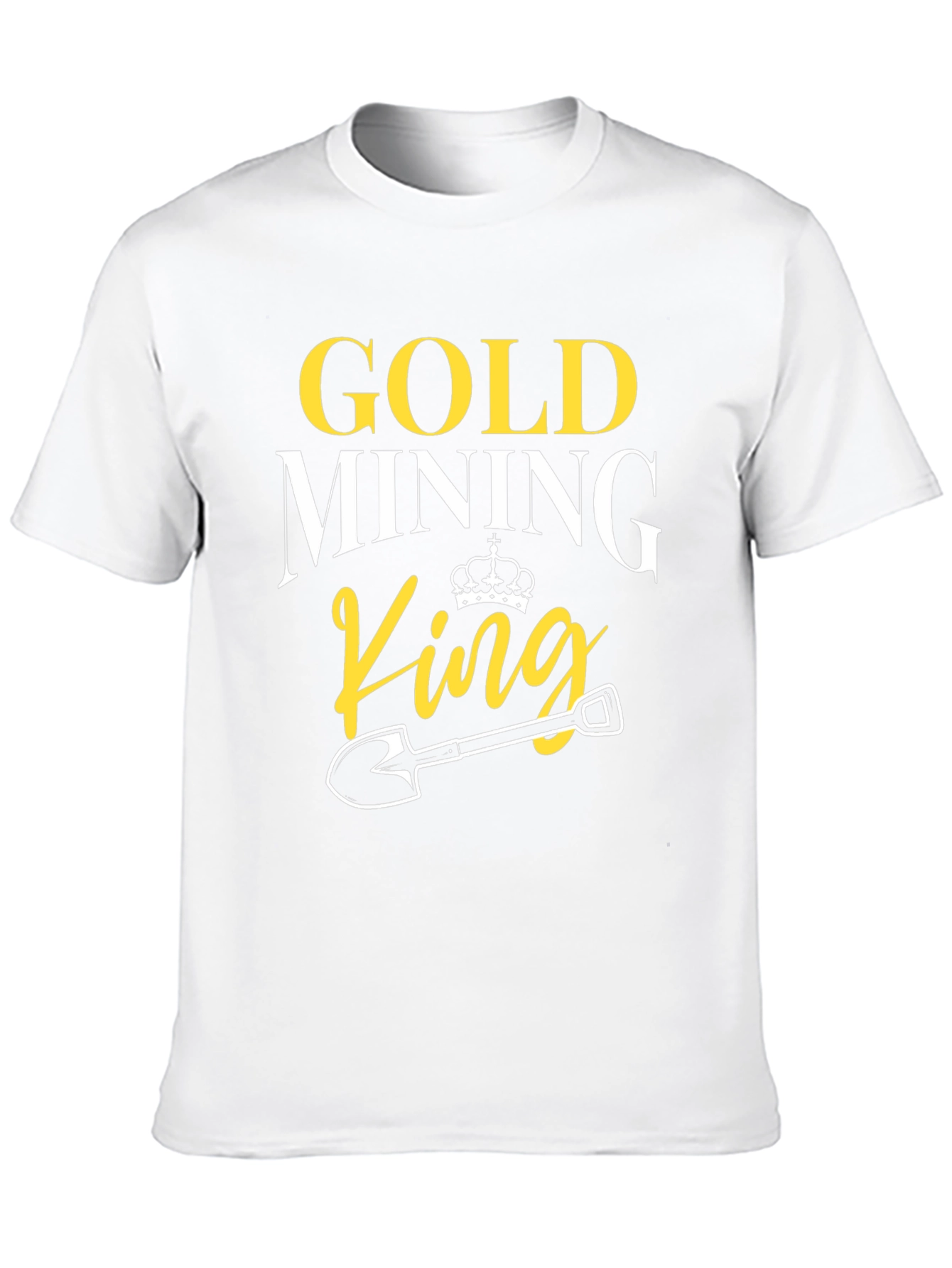 Gold Mining King T-Shirt - Novelty Graphic Tee