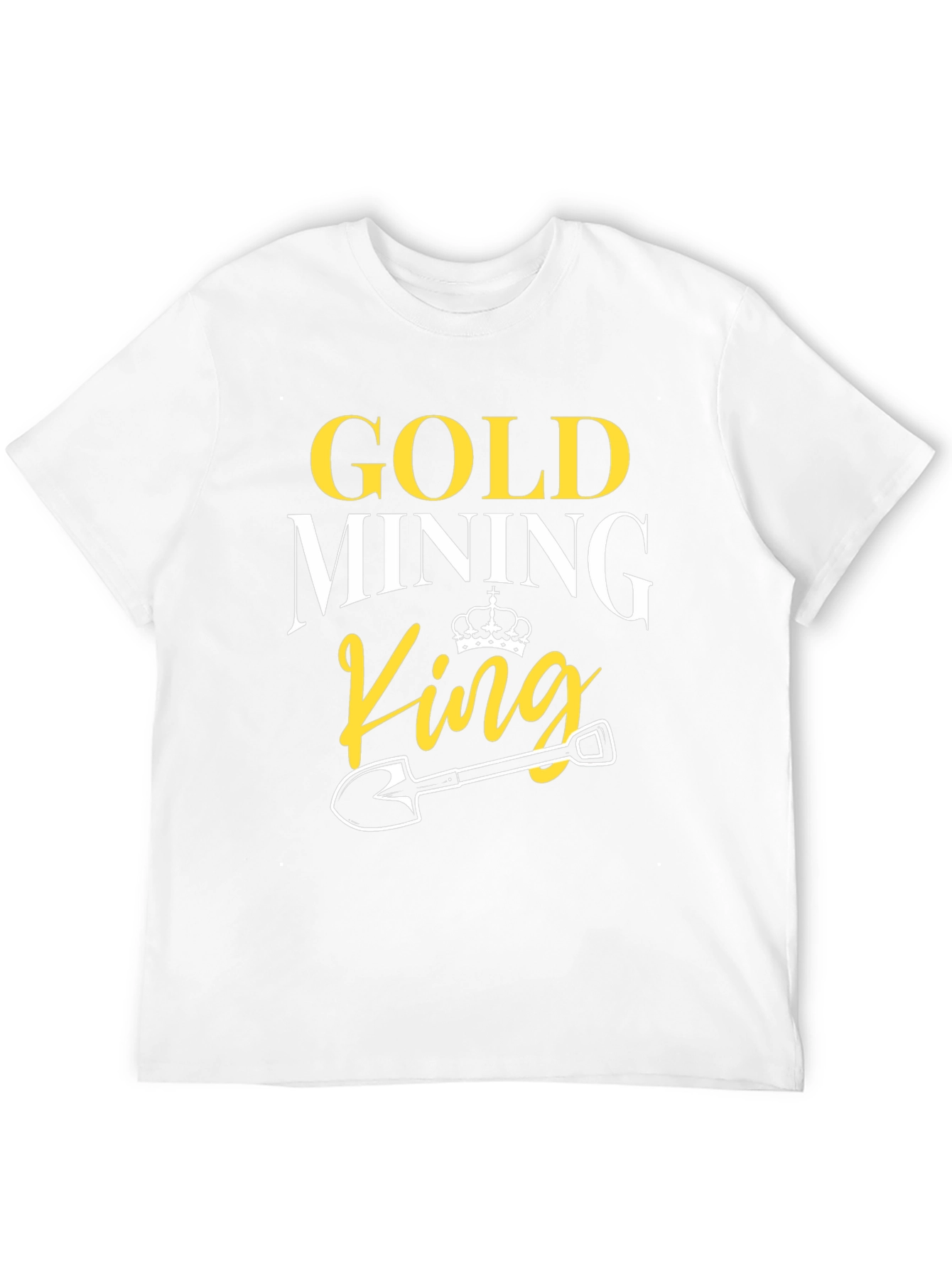 Gold Mining King T-Shirt - Novelty Graphic Tee