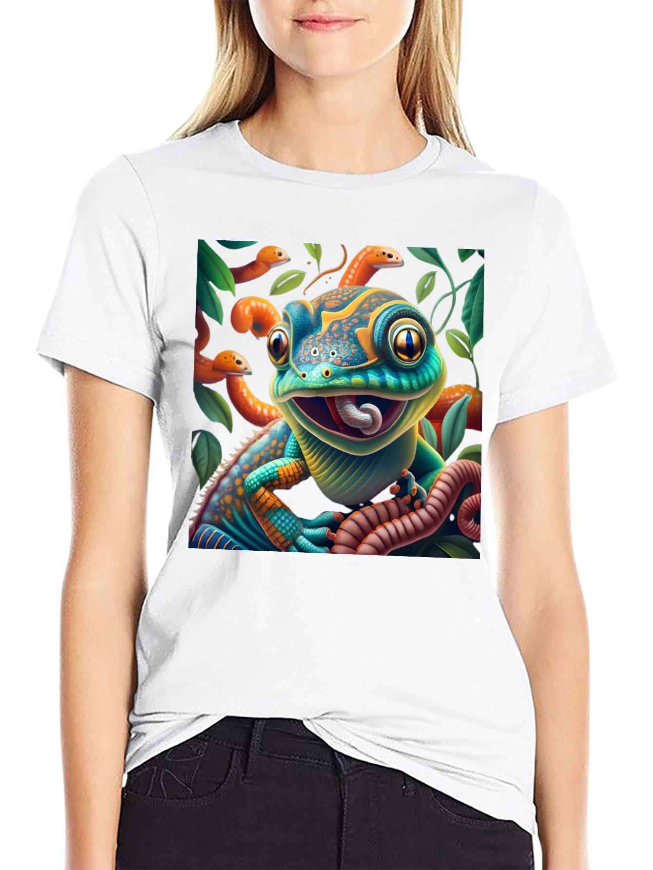 Colorful Chameleon T-Shirt