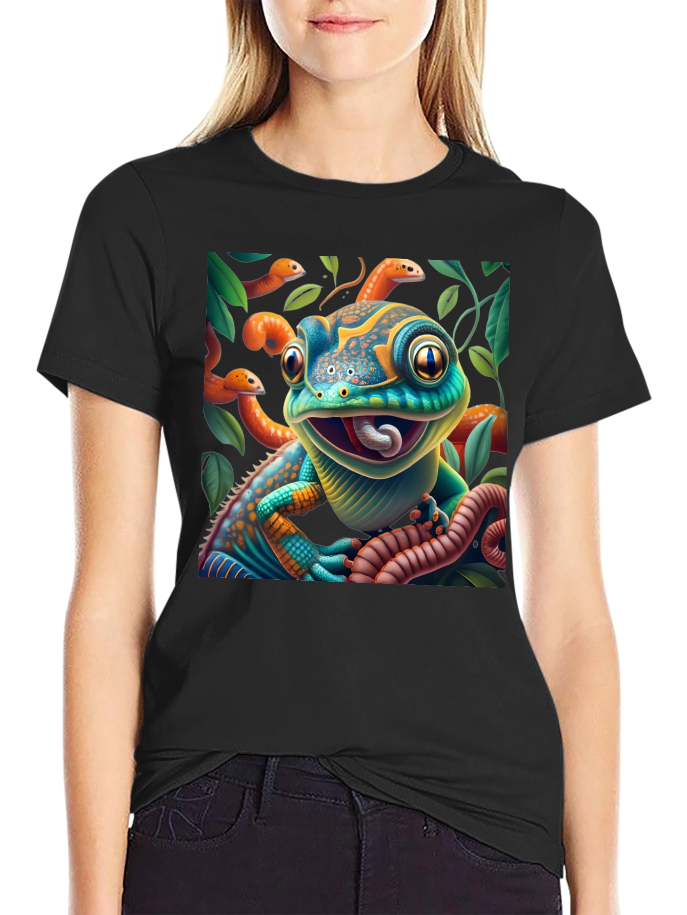 Colorful Chameleon T-Shirt