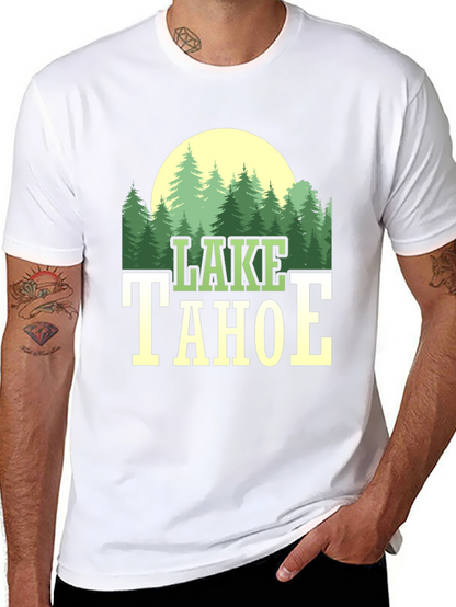 Lake Tahoe Graphic Tee - Nature Lovers T-Shirt