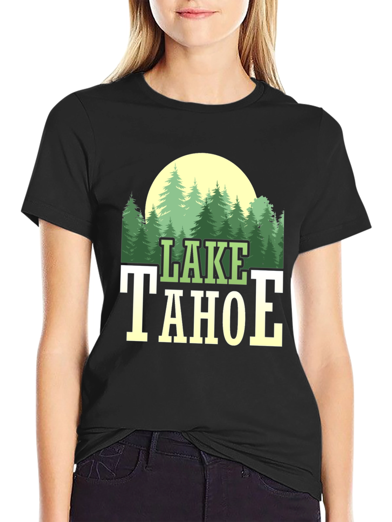 Lake Tahoe Graphic Tee - Nature Lovers T-Shirt