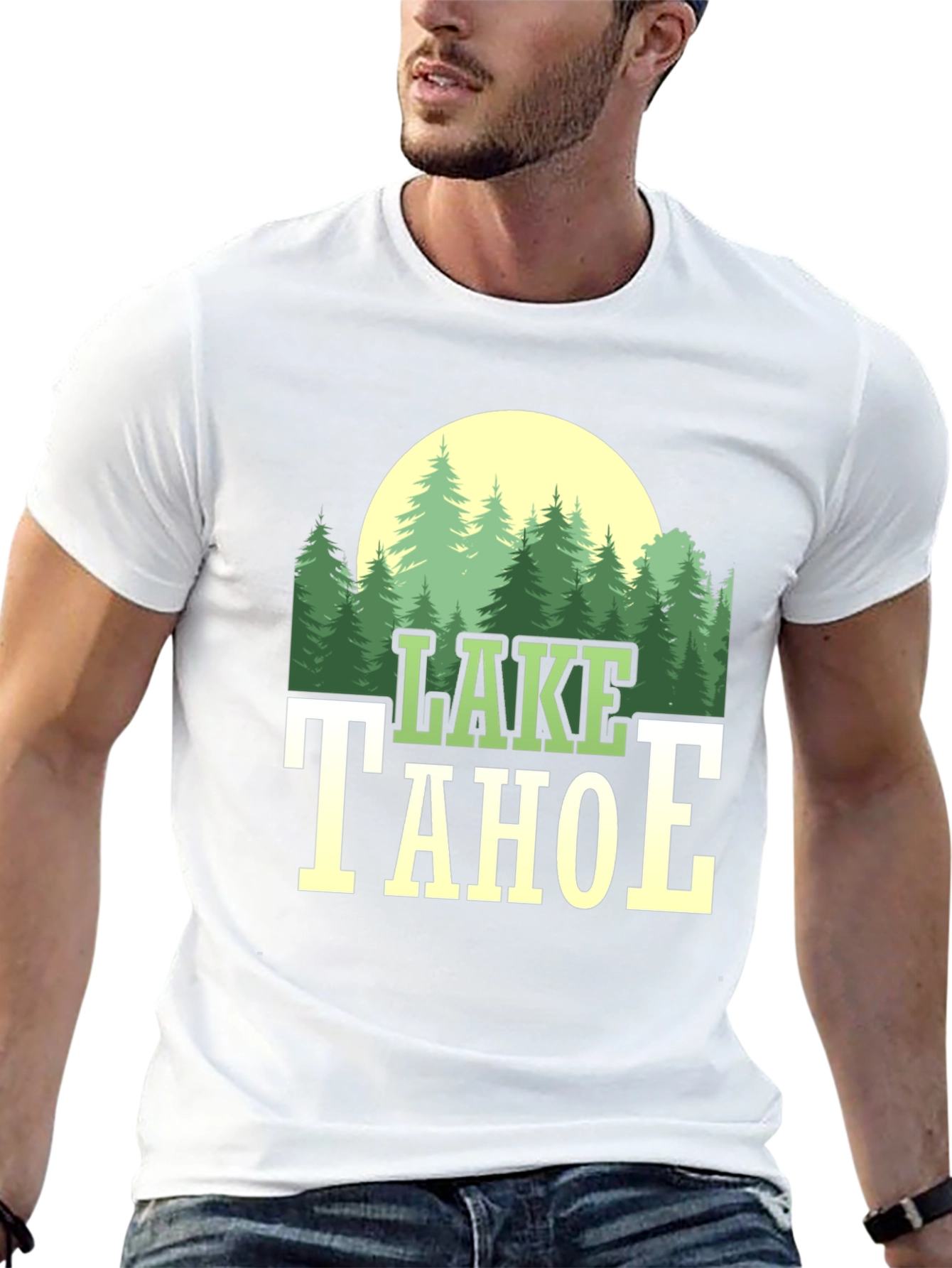 Lake Tahoe Graphic Tee - Nature Lovers T-Shirt