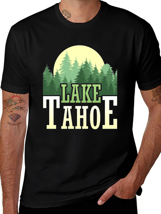 Lake Tahoe Graphic Tee - Nature Lovers T-Shirt