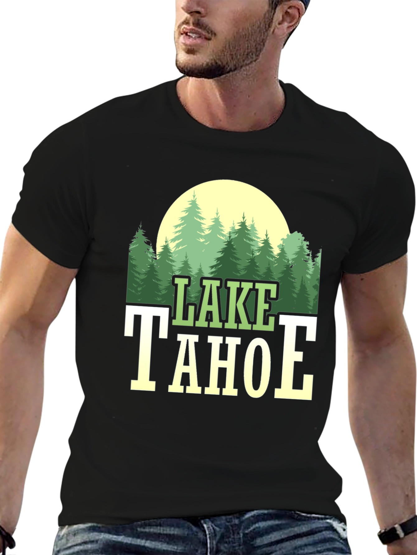 Lake Tahoe Graphic Tee - Nature Lovers T-Shirt