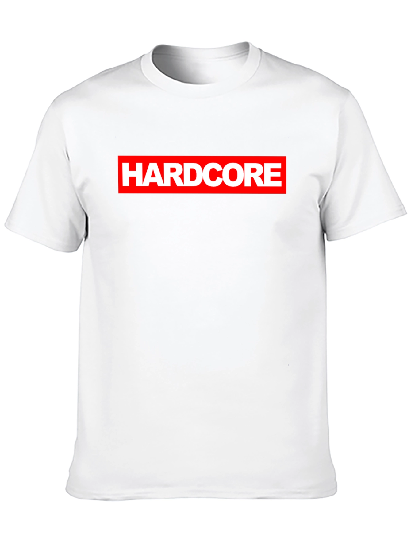 Hardcore Logo Black Graphic T-Shirt