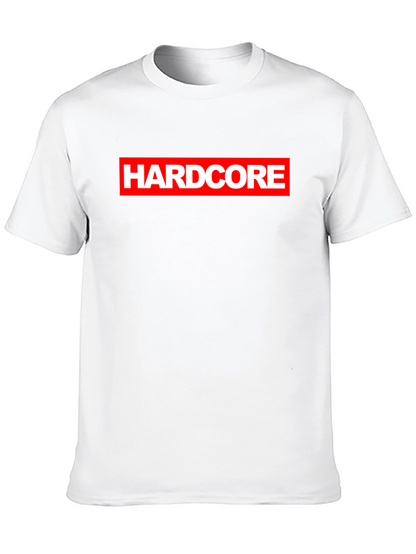 Hardcore Logo Black Graphic T-Shirt