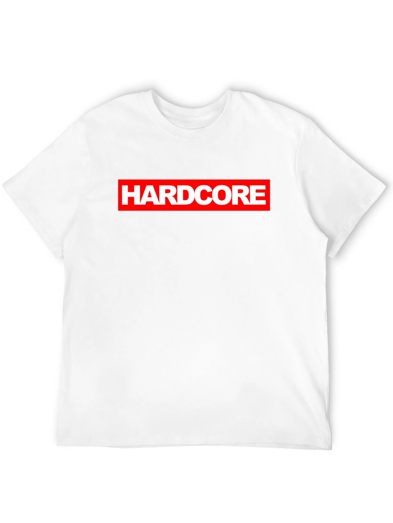 Hardcore Logo Black Graphic T-Shirt