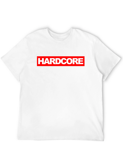 Hardcore Logo Black Graphic T-Shirt