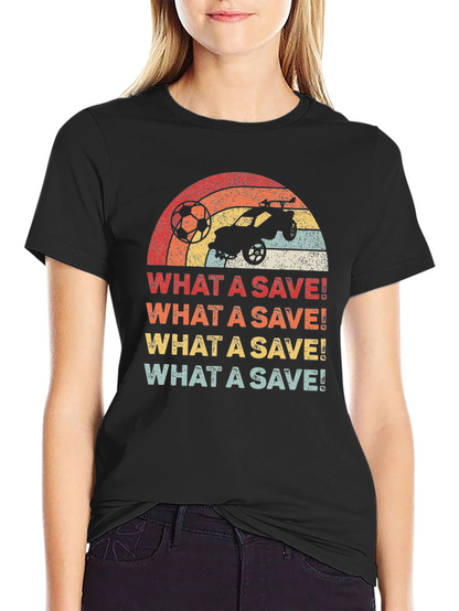 Retro Rocket League What a Save! T-Shirt
