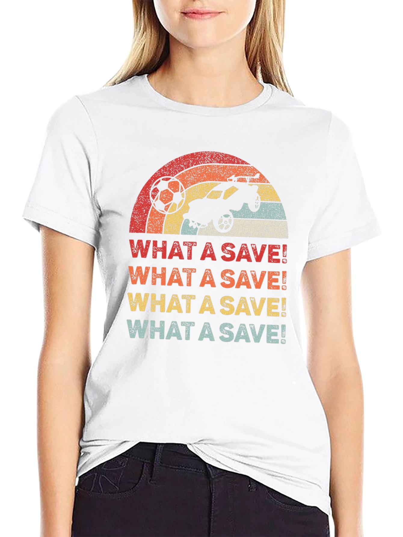 Retro Rocket League What a Save! T-Shirt