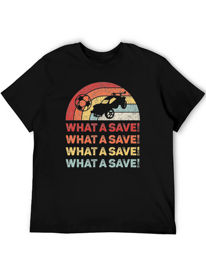 Retro Rocket League What a Save! T-Shirt