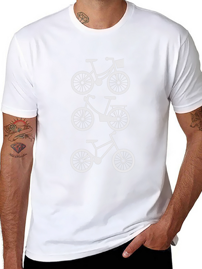 Black Bicycle T-Shirt - Cycling Enthusiast Apparel