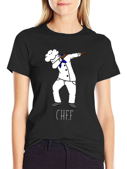 Funny Chef Dab T-Shirt Cute Cook Tee