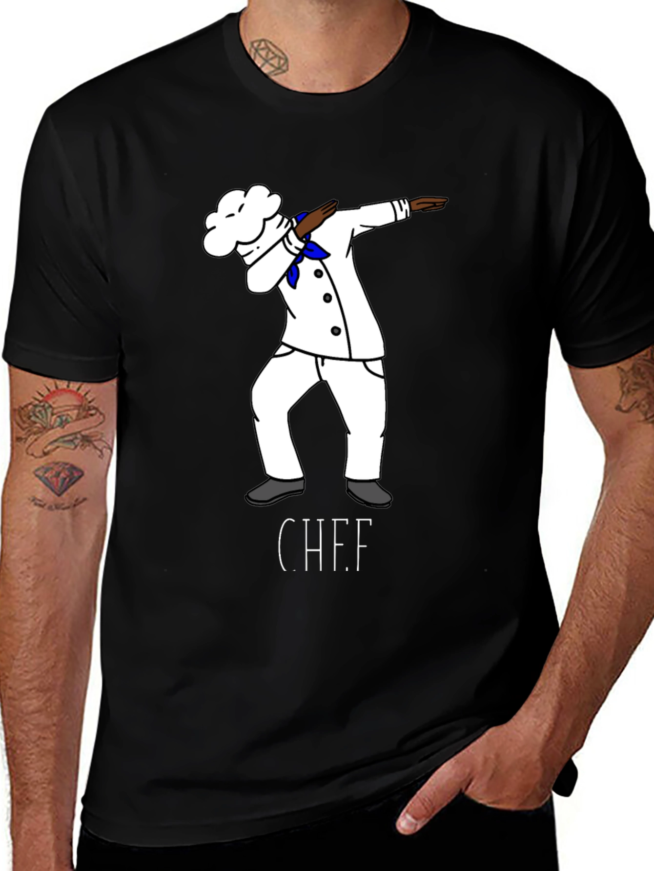 Funny Chef Dab T-Shirt Cute Cook Tee