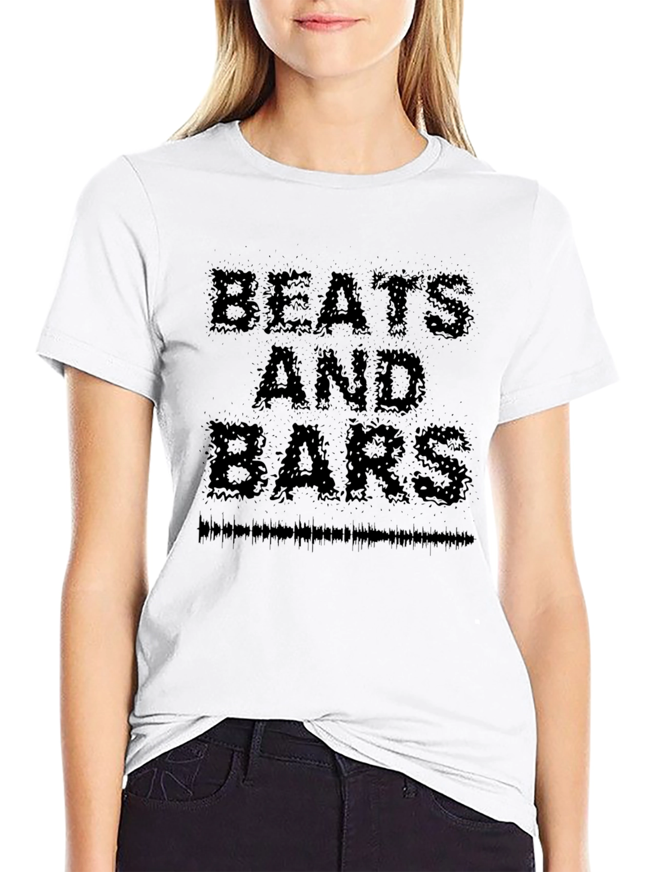 Beats and Bars Graphic Print T-Shirt