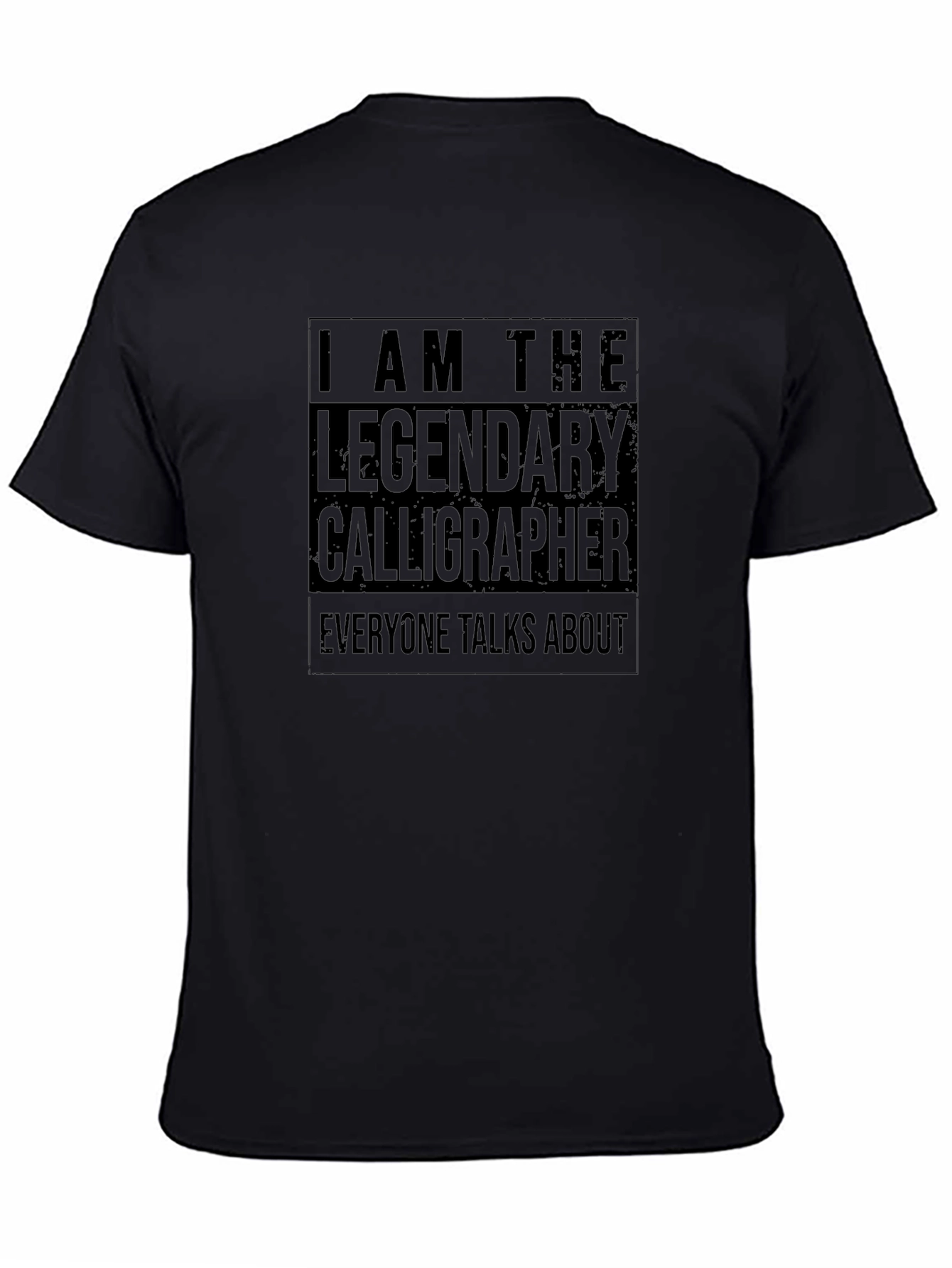 Legendary Calligrapher Black Graphic Tee